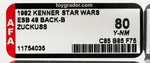 "STAR WARS: THE EMPIRE STRIKES BACK - ZUCKUSS" 48 BACK-B AFA 80 Y-NM.