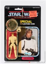 "STAR WARS: THE POWER OF THE FORCE - LUKE SKYWALKER (STORMTROOPER)" 92 BACK AFA 85 Y-NM+.