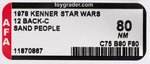 "STAR WARS - SAND PEOPLE" 12 BACK-C AFA 80 NM.