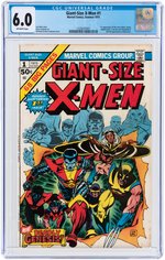 "GIANT-SIZE X-MEN" #1 SUMMER 1975 CGC 6.0 FINE (FIRST STORM, NIGHTCRAWLER, COLOSSUS & THUNDERBIRD).