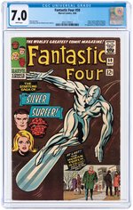 "FANTASTIC FOUR" #50 MAY 1966 CGC 7.0 FINE/VF.