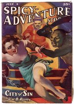 "SPICY ADVENTURE STORIES" JULY 1938 PULP MAGAZINE.