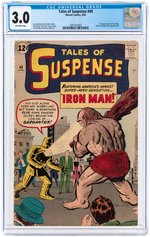 "TALES OF SUSPENSE" #40 APRIL 1963 CGC 3.0 GOOD/VG (SECOND APPEARANCE OF IRON MAN).