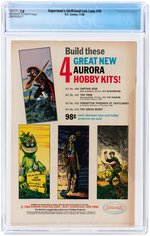 "SUPERMAN'S GIRLFRIEND LOIS LANE" #70 NOVEMBER 1966 CGC 7.0 F/VF (FIRST SILVER AGE CATWOMAN).