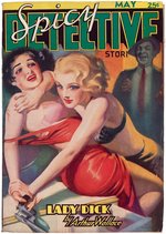 "SPICY DETECTIVE STORIES" MAY 1937 PULP MAGAZINE.