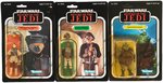 "STAR WARS: RETURN OF THE JEDI" CARDED ACTION FIGURE LOT OF THREE.