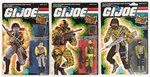"G.I. JOE - A REAL AMERICAN HERO" CARDED LOT OF SIX PYTHON PATROL ACTION FIGURES.