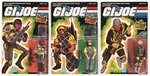 "G.I. JOE - A REAL AMERICAN HERO" CARDED LOT OF SIX PYTHON PATROL ACTION FIGURES.