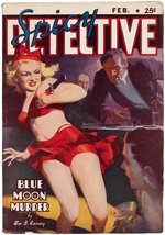 "SPICY DETECTIVE STORIES" FEBRUARY 1939 PULP MAGAZINE.