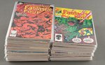 FANTASTIC FOUR LOT OF 107 MODERN AGE COMIC ISSUES.