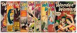 "WONDER WOMAN" SILVER AGE LOT OF 11 COMIC ISSUES.