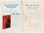 "WEIRD TALES" 1934-1935 PULP MAGAZINE PAIR.