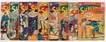 "SUPERMAN" GOLDEN/SILVER AGE LOT OF 11 COMIC ISSUES.