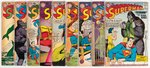 "SUPERMAN" SILVER AGE LOT OF 11 COMIC ISSUES.