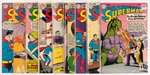 "SUPERMAN" SILVER AGE LOT OF 11 COMIC ISSUES.