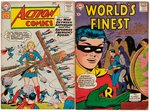 "SUPERBOY, LOIS LANE, WORLD'S FINEST, ACTION COMICS" SILVER AGE LOT OF 14 COMIC ISSUES.