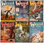 "WEIRD TALES" PULP MAGAZINE LOT.