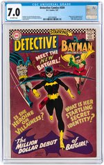 "DETECTIVE COMICS" #359 JANUARY 1967 CGC 7.0 F/VF (FIRST APPEARANCE OF BAT-GIRL).