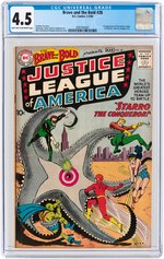 "BRAVE AND THE BOLD" #28 FEBRUARY-MARCH 1960 CGC 4.5 VG+ (FIRST JUSTICE LEAGUE OF AMERICA).