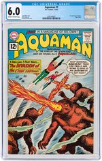 "AQUAMAN" #1 JANUARY-FEBRUARY 1962 CGC 6.0 FINE (FIRST QUISP).