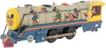 "MICKEY MOUSE METEOR" BOXED O-GAUGE MARX TRAIN SET.