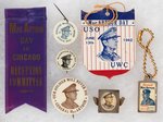 GENERAL DOUGLAS MacARTHUR SEVEN RARE SMALL ITEMS, MOST 1940S.