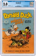 "FOUR COLOR" #9 AUGUST 1942 CGC 2.0 GOOD (DONALD DUCK).