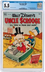 "FOUR COLOR" #386 MARCH 1952 CGC 5.5 FINE- (UNCLE SCROOGE).