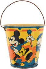 "DONALD DUCK" & FRIENDS 1930s HAPPYNAK SAND PAIL.