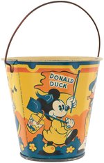 "DONALD DUCK" & FRIENDS 1930s HAPPYNAK SAND PAIL.