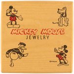 "MICKEY MOUSE JEWELRY" RARE BOXED TIE SLIDE.