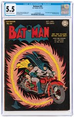 "BATMAN" #25 OCTOBER-NOVEMBER 1944 CGC 5.5 FINE-.