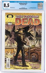 "WALKING DEAD" #1 OCTOBER 2003 CGC 8.5 VF+ (FIRST RICK GRIMES, SHANE WALSH, MORGAN & DUANE JONES).