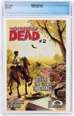 "WALKING DEAD" #1 OCTOBER 2003 CGC 8.5 VF+ (FIRST RICK GRIMES, SHANE WALSH, MORGAN & DUANE JONES).