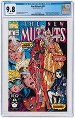 "NEW MUTANTS" #98 FEBRUARY 1991 CGC 9.8 NM/MINT (FIRST DEADPOOL).