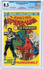 "AMAZING SPIDER-MAN" #129 FEBRUARY 1974 CGC 8.5 VF+ (FIRST PUNISHER).