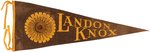 "LANDON KNOX" SUNFLOWER MOTIF PENNANT.