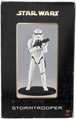 GENTLE GIANT STAR WARS ROYAL GUARD AND ATTAKUS STORMTROOPER STATUE PAIR.