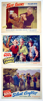 WILLIAM BOYD/HOPALONG CASSIDY LOBBY CARDS.