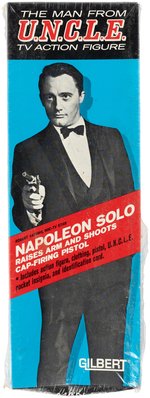 “THE MAN FROM U.N.C.L.E. NAPOLEON SOLO” GILBERT ACTION FIGURE.