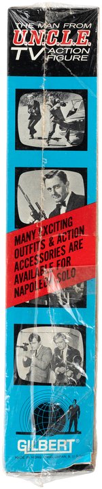 “THE MAN FROM U.N.C.L.E. NAPOLEON SOLO” GILBERT ACTION FIGURE.