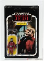 PALITOY "STAR WARS: RETURN OF THE JEDI - SNAGGLETOOTH" TRI-LOGO "TRANSITION" 70 BACK-A AFA 80 NM.