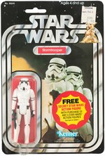 "STAR WARS - STORMTROOPER" 20 BACK-I CARDED ACTION FIGURE (SECRET STAR WARS ACTION FIGURE STICKER).