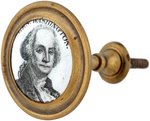 "GEN. WASHINGTON" BATTERSEA CURTAIN TIE-BACK.