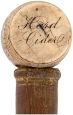 WILLIAM HENRY HARRISON 1840 "HARD CIDER TIPPECANOE" CANE.