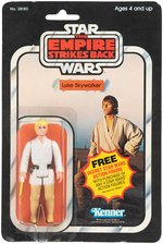 "STAR WARS: THE EMPIRE STRIKES BACK - LUKE SKYWALKER" ACTION FIGURE ON 21 BACK CARD.