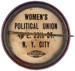 "VOTES FOR WOMEN NEW YORK 1915" SUFFRAGE BUTTON.