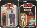 "STAR WARS: THE EMPIRE STRIKES BACK" CARDED "SECURITY GUARD, CLOUD CAR PILOT" ACTION FIGURE PAIR.