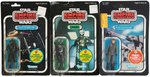 "STAR WARS: THE EMPIRE STRIKES BACK" CARDED "IMPERIAL" ACTION FIGURE LOT OF THREE.