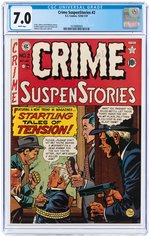 "CRIME SUSPENSTORIES" #2 DECEMBER-JANUARY 1950/51 CGC 7.0 F/VF.